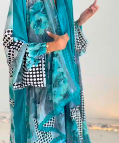 Alternative view of عباية حرير هندي نقاس ٥٦